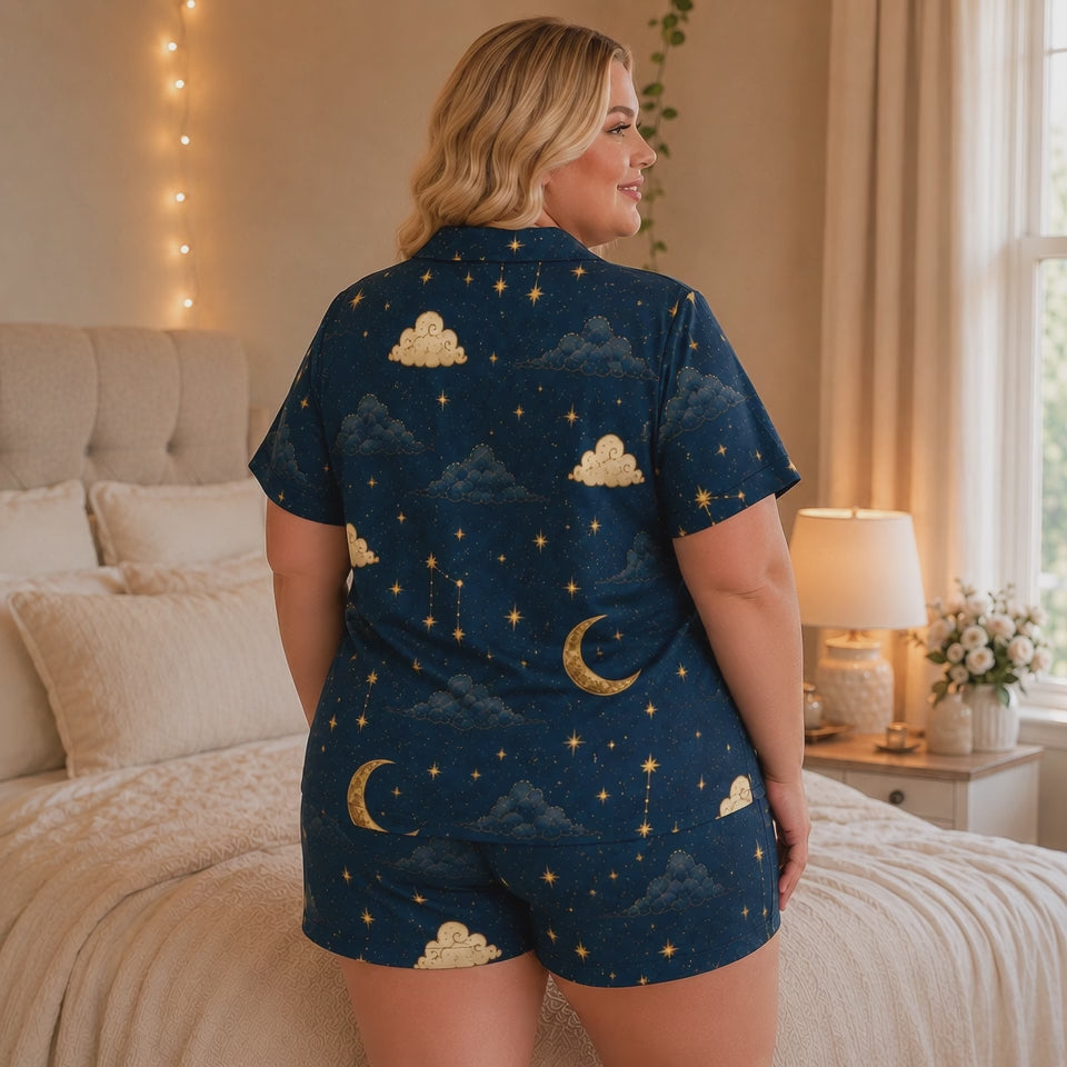 Moonlight Bestie Satin Pajama Set